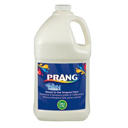Prang Washable Tempera Paint, White, 1 Gallon 10607